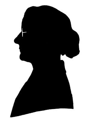 Rose Hölscher (Silhouette von Lotte Cracknell, 1927)
