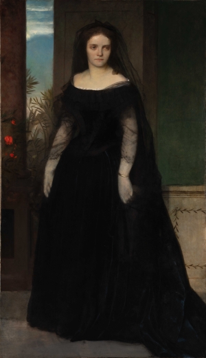Fanny Janauschek (Bildnis von Arnold Böcklin, 1861)