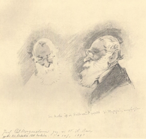 Carl Morgenstern (Zeichnung von Wilhelm Amandus Beer)