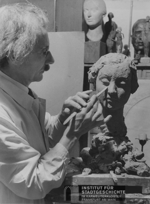 Richard Petraschke im Atelier