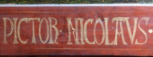 Nikolaus Schit (Inschrift PICTOR NICOLAVS)