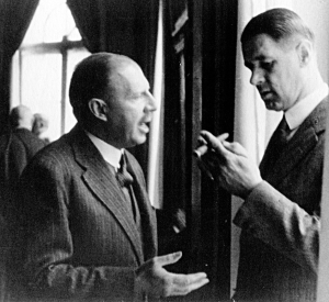 Eduard Weber-Andreae (li.) und Fritz ter Meer